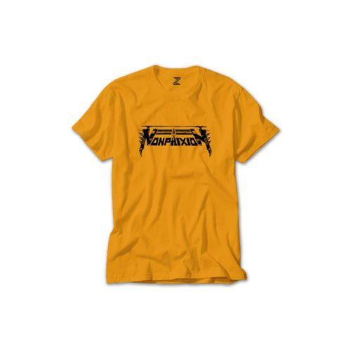 Non Phixion Renkli Tişört Sarı Renkli