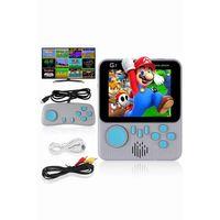 Çift Konsol 666 Adet Retro Oyun El Atarisi Taşınabilir 3.5 İnç Ekran