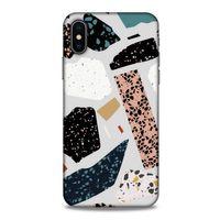 Apple iPhone XS Kılıf Baskılı Özel Seri Taşlı (27) Tasarımlı Kılıf