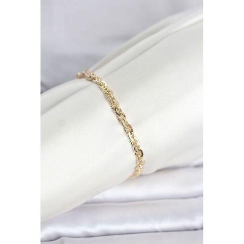 CM 14K Gold Renk Zincir Model Kadın Bileklik