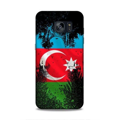 Samsung Galaxy S7 Edge Uyumlu Kılıf Azarbaijan (34) Slim Armor Kılıf Bayrak