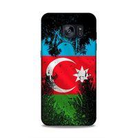 Samsung Galaxy S7 Edge Uyumlu Kılıf Azarbaijan (34) Slim Armor Kılıf Bayrak