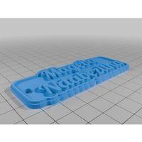 Kişiye Özel Çok Satırlı İsimlik veya Anahtarlık 3D Baskı (Bu ürün Sadece Plastik parçadır - Almadan Önce Soru Sorabilirsiniz)