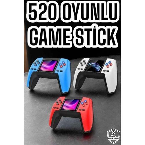 Game Stick Oyun Konsolu 520 Oyunlu Retro Oyunlu Led Ekran