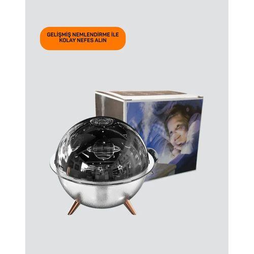 Usb Şarjlı Uzay Temalı Işık Projektörü Hava Nemlendirici