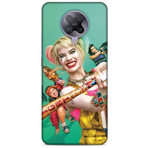 Xiaomi Redmi K30 Pro Uyumlu Kılıf Harley Quinn (33) Hybrid Kılıf Lavanta grisi