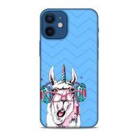 Animax Dj Lama Apple iPhone 12 Mini Kılıf Desenli Silikon