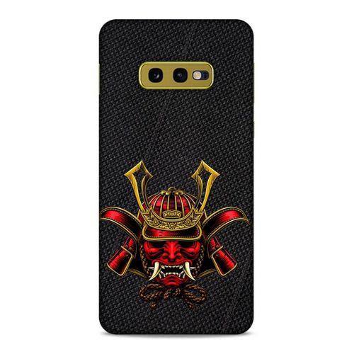 Lopard Samsung Galaxy S10e Uyumlu Kılıf Tattoo's (36) Glitter Kılıf Kırmızı Şeytan