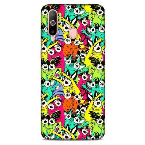 Graffitix (36) Desenli Silikon Kapak Samsung Galaxy A60 Kılıf