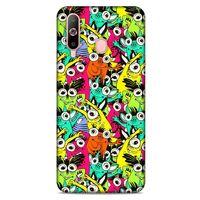 Graffitix (36) Desenli Silikon Kapak Samsung Galaxy A60 Kılıf