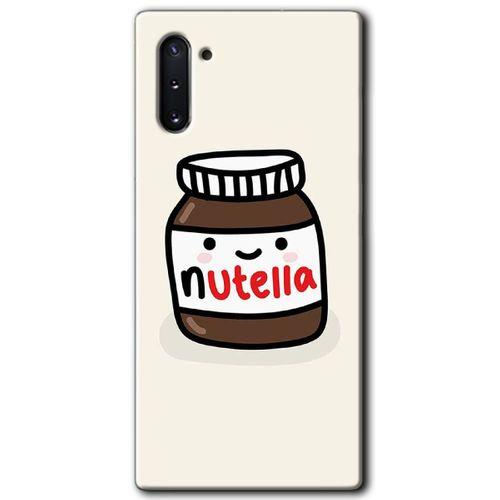 Galaxy Note 10 Kılıf HD Desen Baskılı Arka Kapak - Nutella Aşkım + Kırılmaz Cam