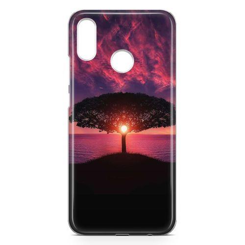 Huawei P20 Lite Kılıf Güneşin Batışı Arka Kapak Koruma Desenli Full Koruyucu