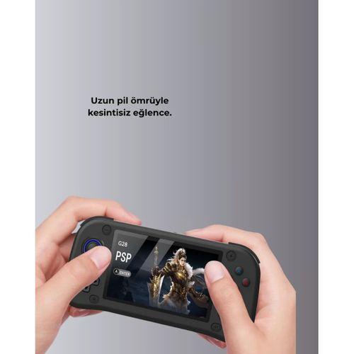 4.3” Hd Ekranlı El Konsolu 64gb Hafıza Kartı Ve 10000 Yüklü Oyun