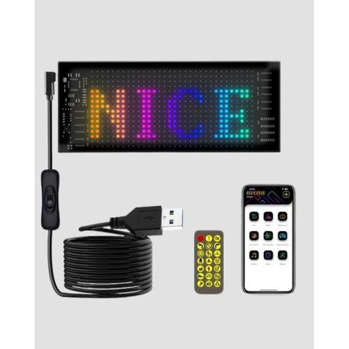 5v Usb Akıllı Piksel Led Panel – Mobil Uygulama Kontrollü, Renkli Işık Efektli
