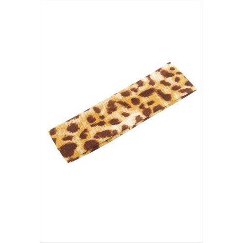Leopar Desenli Saç Bandı 6 cm