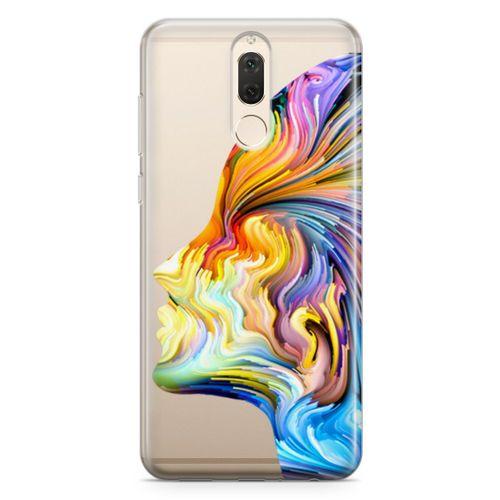 Huawei Mate 10 Lite Kılıf Yüz Renk Arka Kapak Koruma Desenli Full Koruyucu