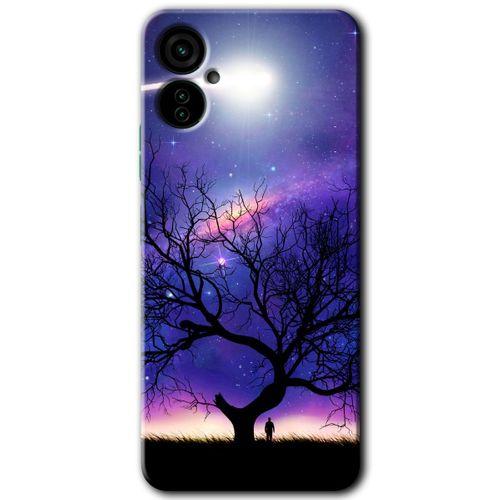 Tecno Camon 19 Neo Kılıf HD Desen Baskılı Arka Kapak - Uzay Silüet