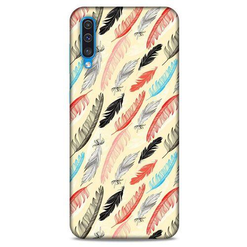 Samsung Galaxy A30s Kılıf Desenli Özel Seri Tüyler (48) Bumper Kılıf