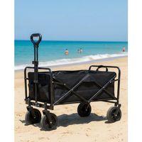 Katlanır Kamp Ve Plaj Arabası Büyük Kapasiteli Taşıma Vagonu