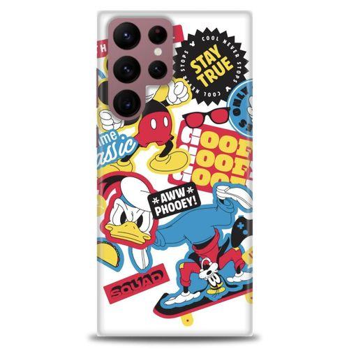 Samsung Galaxy S22 Ultra Kılıf HD Baskılı Kılıf - Stay True + Tam Ekran Koruyucu