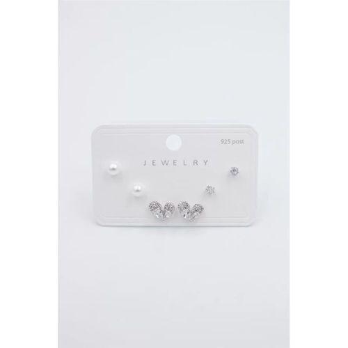 Çoklu Set Küpe - Gümüş