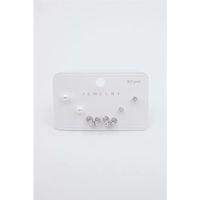 Çoklu Set Küpe - Gümüş