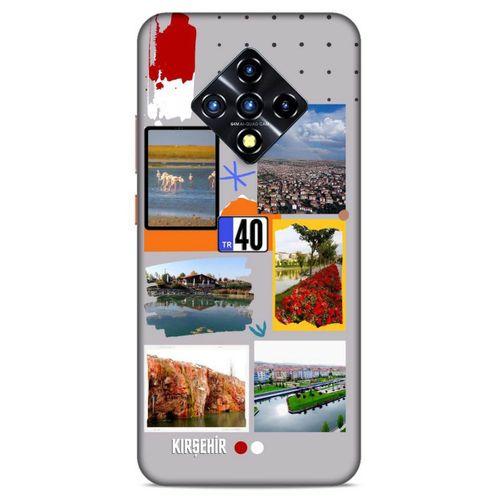 Lopard İnfinix Zero 8 Uyumlu Kılıf Şehirli ※ (40) Kırşehir Fit Silikon Kılıf