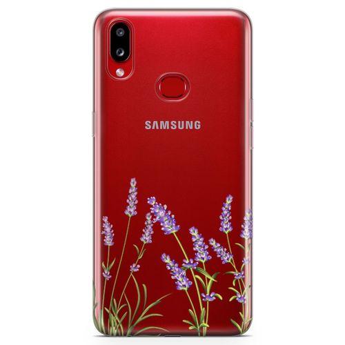 Samsung Galaxy A10s Kılıf Lavanta Kolonyası Arka Kapak Koruma Desenli Full Koruyucu