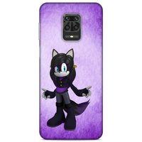 Lopard Xiaomi Redmi Note 9 Pro Uyumlu Kılıf GameX (18) Telefon Kılıfları Siyah Mor