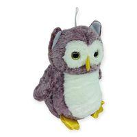 Sevimli Peluş Baykuş 25 cm - Mor