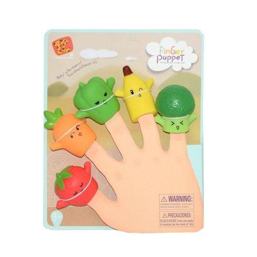 Mağaza Ürünleri Finger Puppet Meyve Figürlü Parmak Kuklası