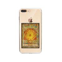 iPhone 8 Plus The Sun Desenli Premium Şeffaf Silikon Kılıf