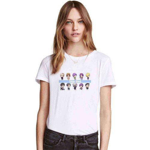 Anime Tokyo Ghoul Anteiku Baskılı Beyaz Kadın Tshirt