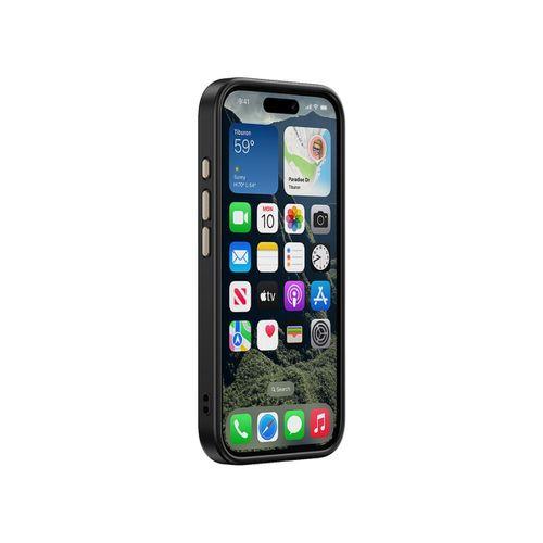 Apple iPhone 16 Plus Kılıf M-safe Şarj Özellikli Karbon Fiber Görünümlü Zore Antina Kapak