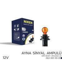Niken 12V HPC16WY Aayna Sinyal AmpulMP (PU20d-2) AMBER 10’Lu