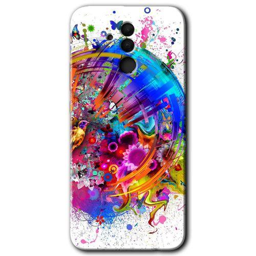 Huawei Mate 20 Lite Kılıf HD Desen Baskılı Arka Kapak - 4K Clock