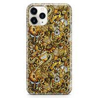 Apple iPhone 11 Pro Kılıf Honey Doodle Arka Kapak Koruma Desenli Full Koruyucu