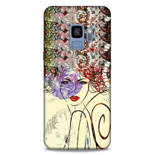 Lopard Samsung Galaxy S9 Uyumlu Kılıf Sürreal Yüzler ♀ (19) Kılıfları Baskılı