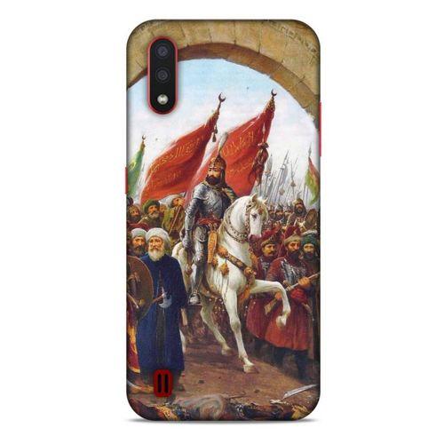 Samsung Galaxy A01 Uyumlu Kılıf Ottoman (40) Fit Silikon Kılıf İstanbul'un Fethi