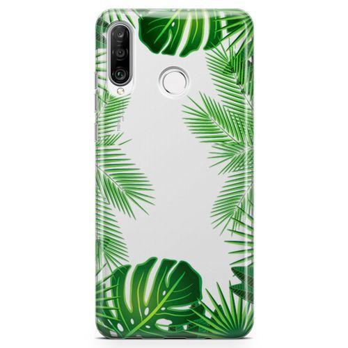 Huawei P30 Lite 2020 Kılıf Yağmur Ormanları Arka Kapak Koruma Desenli Full Koruyucu