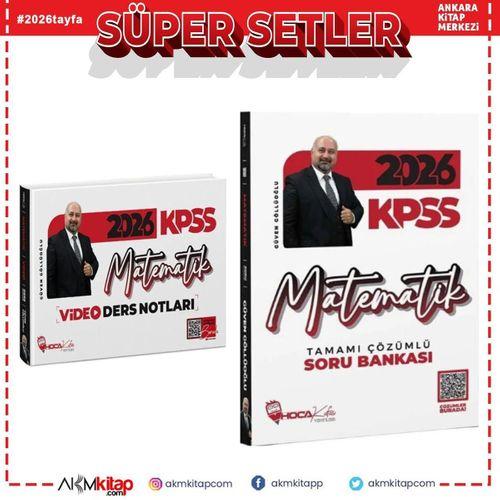 Hoca Kafası 2026 KPSS Matematik Video Ders Notu ve Soru Bankası Seti 2 Kitap