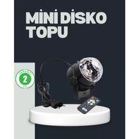 Rgb Led Disko Küresi 7 Modlu Uzaktan Kumandalı