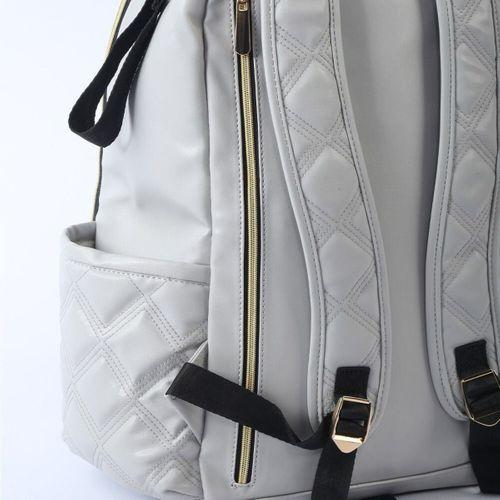 M&Y M&Y Oeste Deri Anne Bebek Bakım Sırt Çantası 7300 Gri