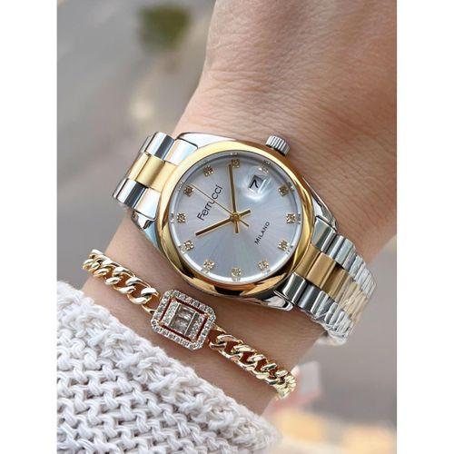 Ferrucci Vintage Seri 2 Yıl Garantili Yeni Sezon 3 Atm Suya Dayanıklı Kadın Kol Saati FC.F03609.4