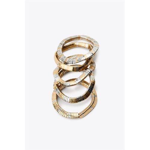 Çoklu Lastkli Bilezik - Altın