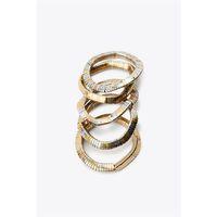 Çoklu Lastkli Bilezik - Altın