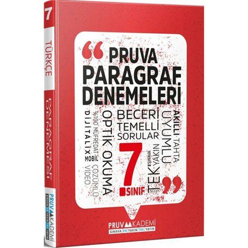 7. Sınıf Paragraf Deneme Pruva Akademi