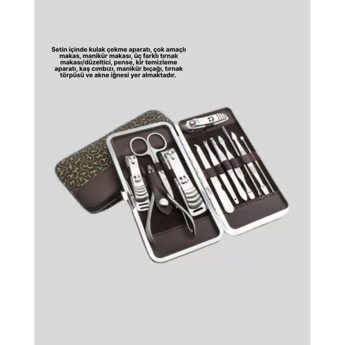 Şık Ve Dayanıklı Çok Amaçlı Kişisel 12 Bakım Seti