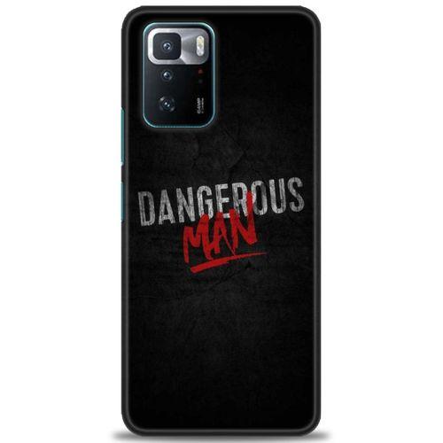 Xiaomi Poco X3 GT Kılıf HD Baskılı Kılıf - Dangerous Man + Tam Ekran Koruyucu