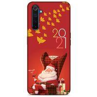 Yılbaşı Süsleri 03 Oppo Realme 6 Pro Kılıf Silikon Kapak